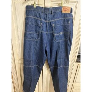 VTG Ecko Unltd Foundry Jeans Mens 38x31 Baggy Wide Leg Loose Hip Hop Rap Y2K 72E